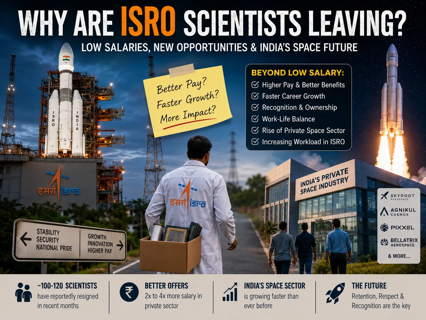 Why Are ISRO's 200 Scientists Leaving?